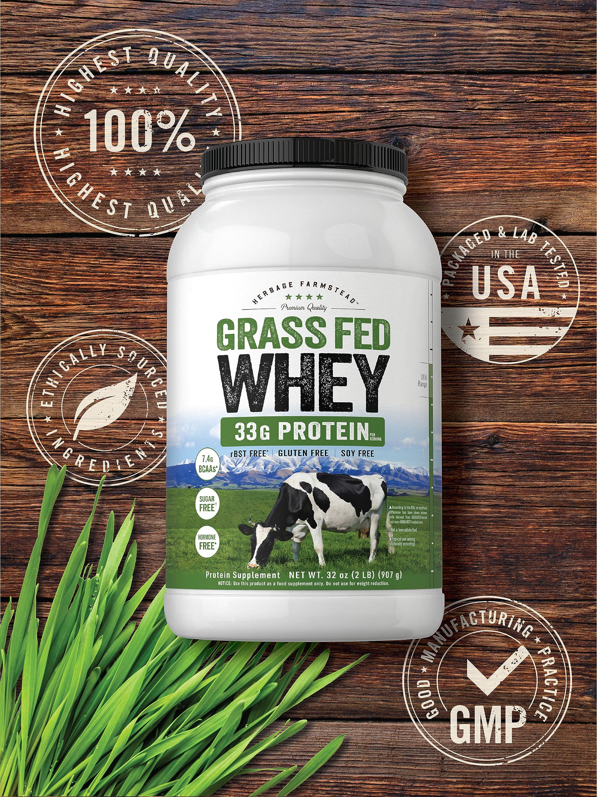Foto 5 | Proteína De Suero En Polvo Carlyle Grass Fed 907 G 33 G De Proteína - Venta Internacional.