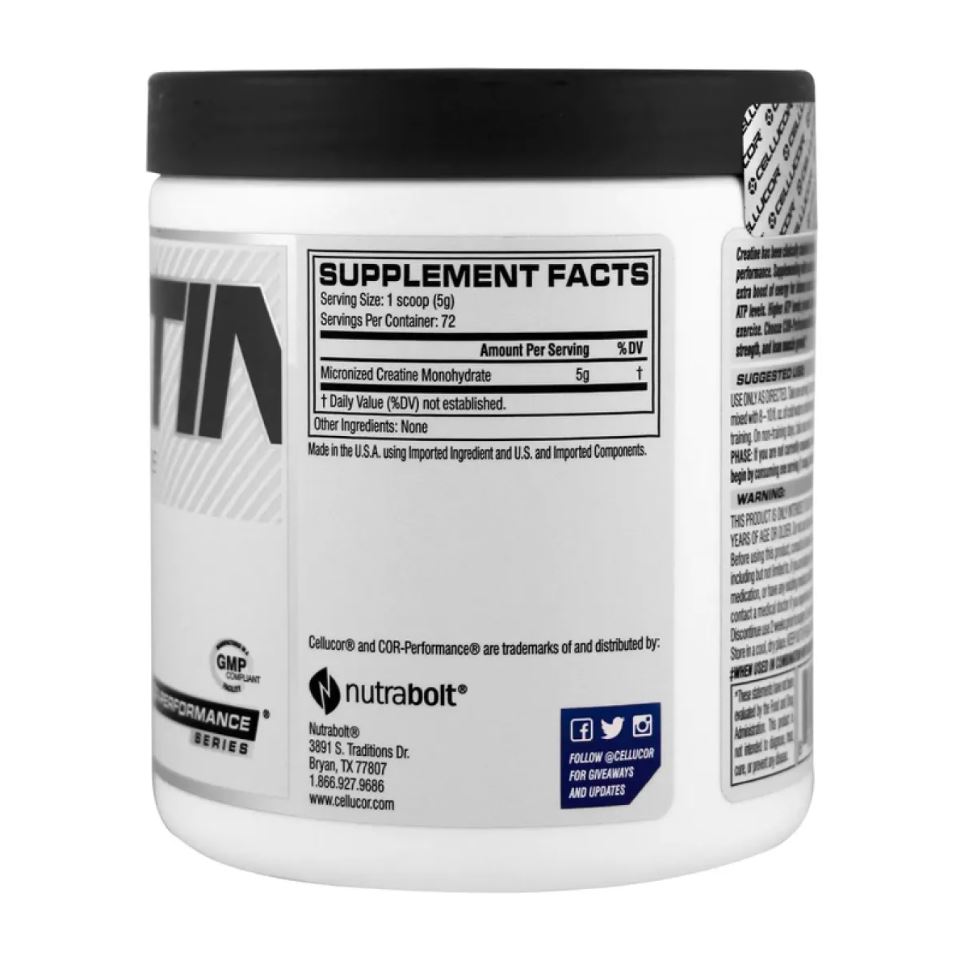 Foto 3 pulgar | Creatina Cellucor Sin Sabor 360 Gramos (72 Servicios)