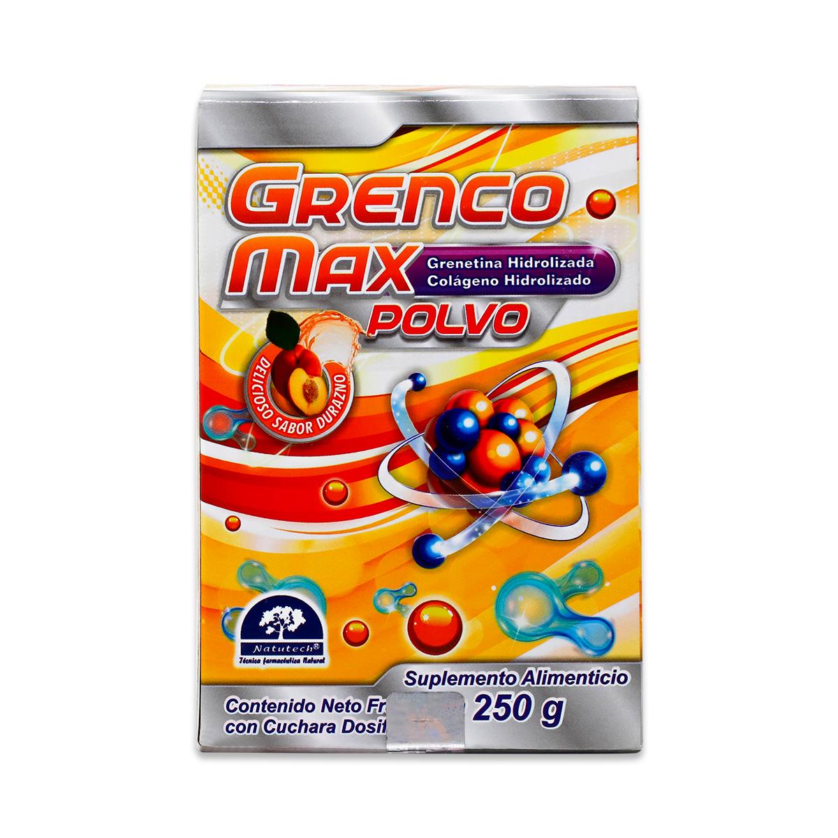 Foto 2 pulgar | Suplemento Alimenticio NATUTECH Grenco Max Polvo Frasco con 250 G