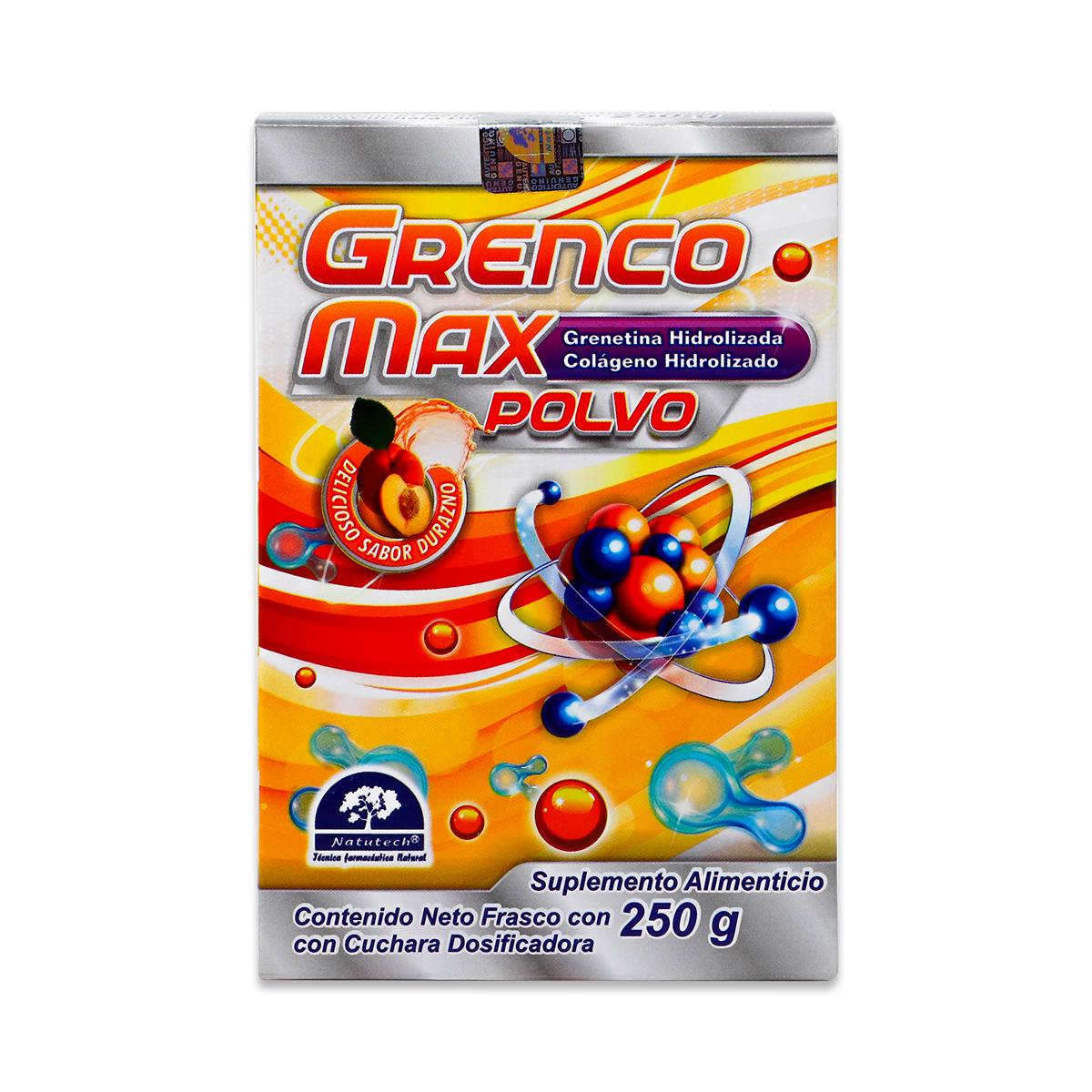 Foto 4 pulgar | Suplemento Alimenticio NATUTECH Grenco Max Polvo Frasco con 250 G