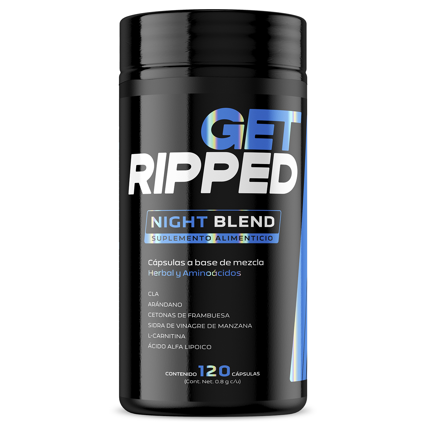 Foto 2 pulgar | Fórmula Nocturna 120 Cápsulas Night Blend Get Ripped