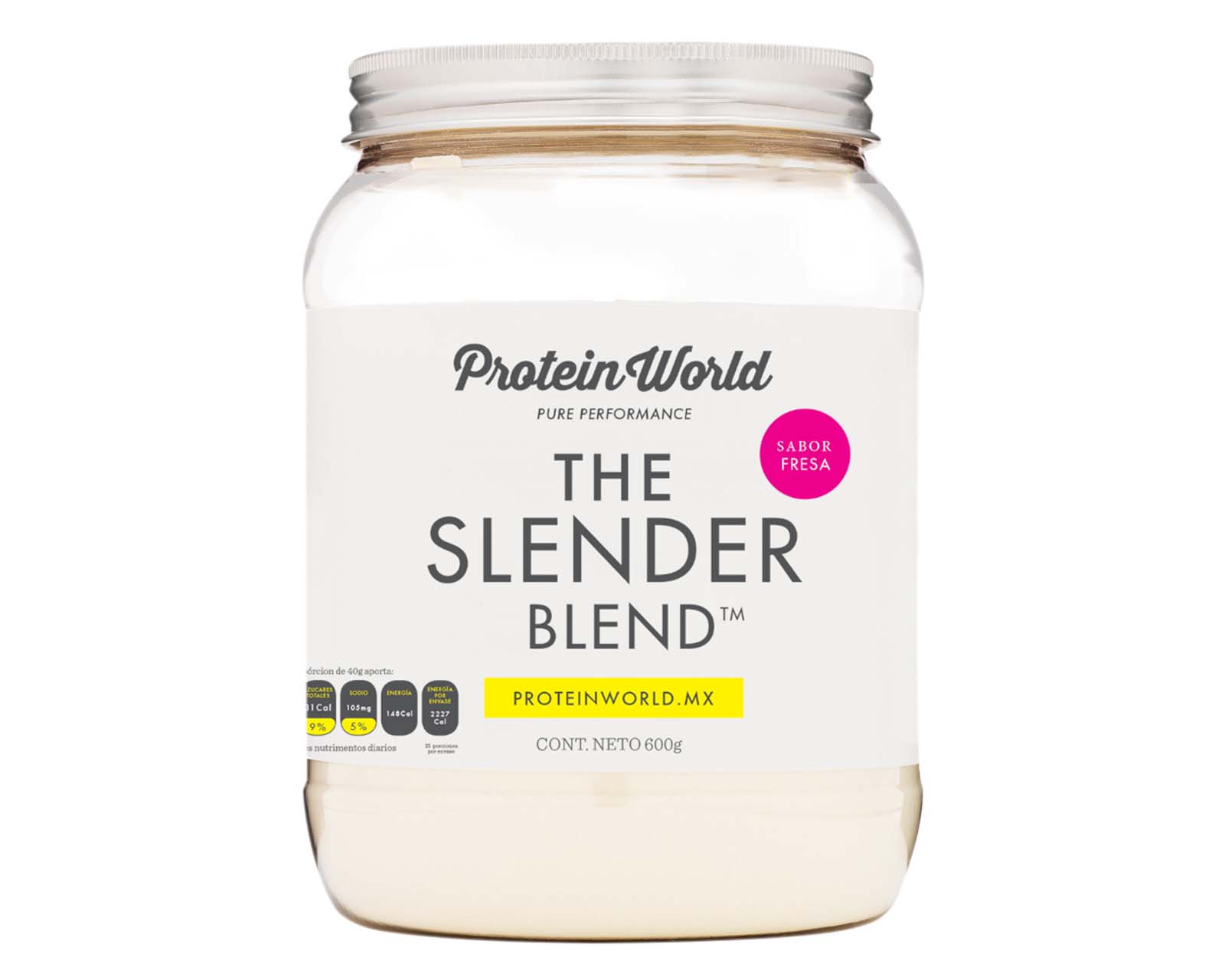 The Slender Blend Fresa Protein World 600grs