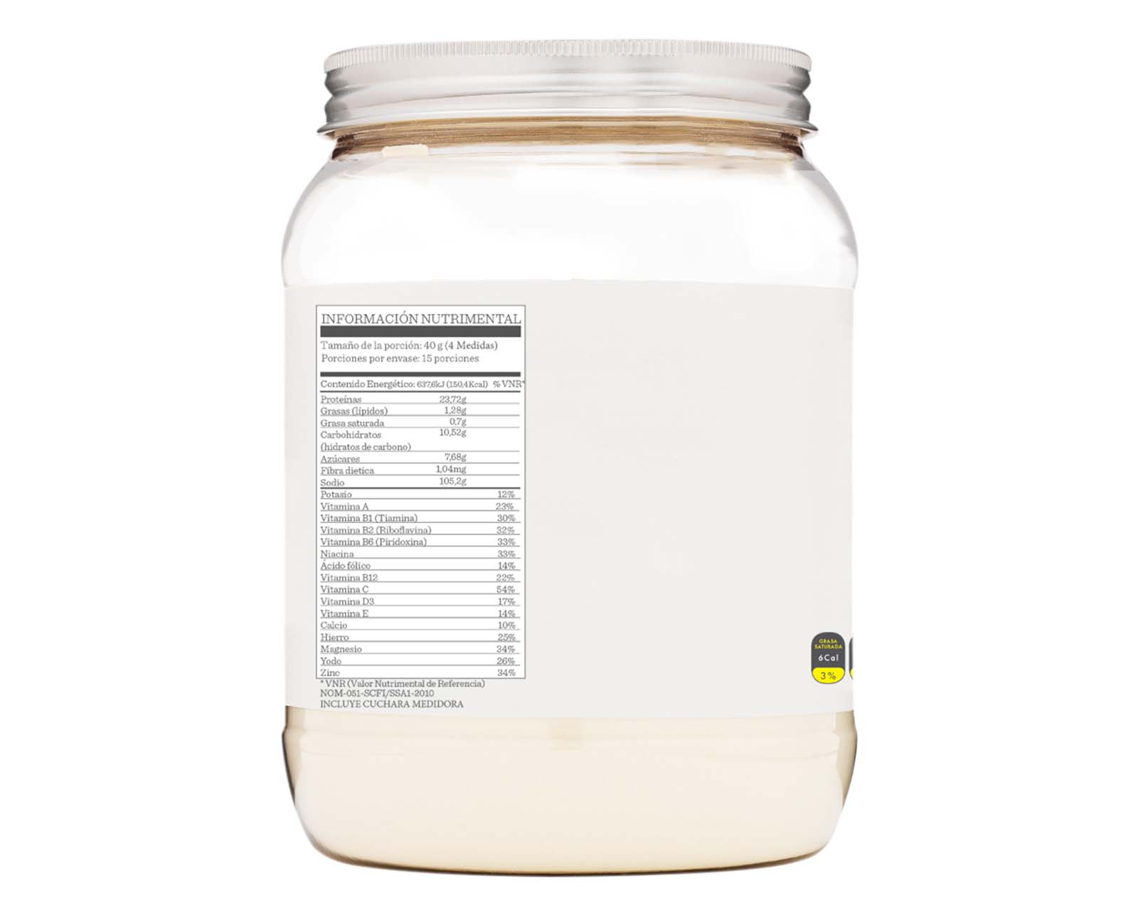 Foto 3 pulgar | The Slender Blend Fresa Protein World 600grs
