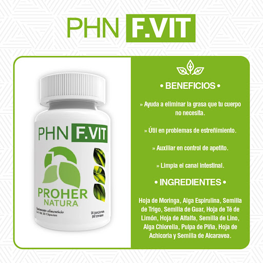 Foto 2 | Suplemento Alimenticio PHN F. VIT Proher Natura con 90 Capsulas