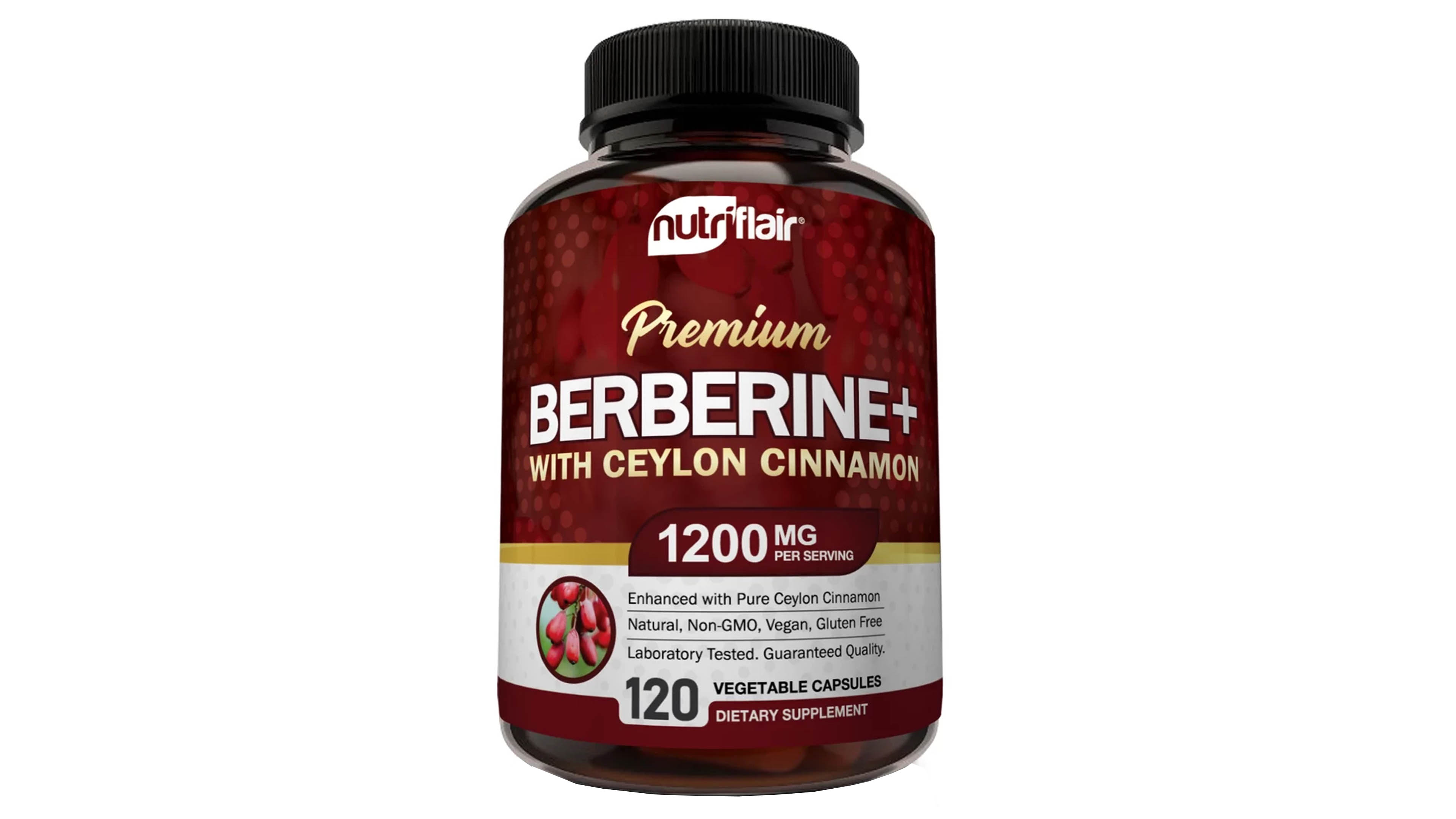Foto 2 pulgar | Suplemento Barberina NutriFlair 1200 MG con 120 Capsulas Ayuda al Corazón