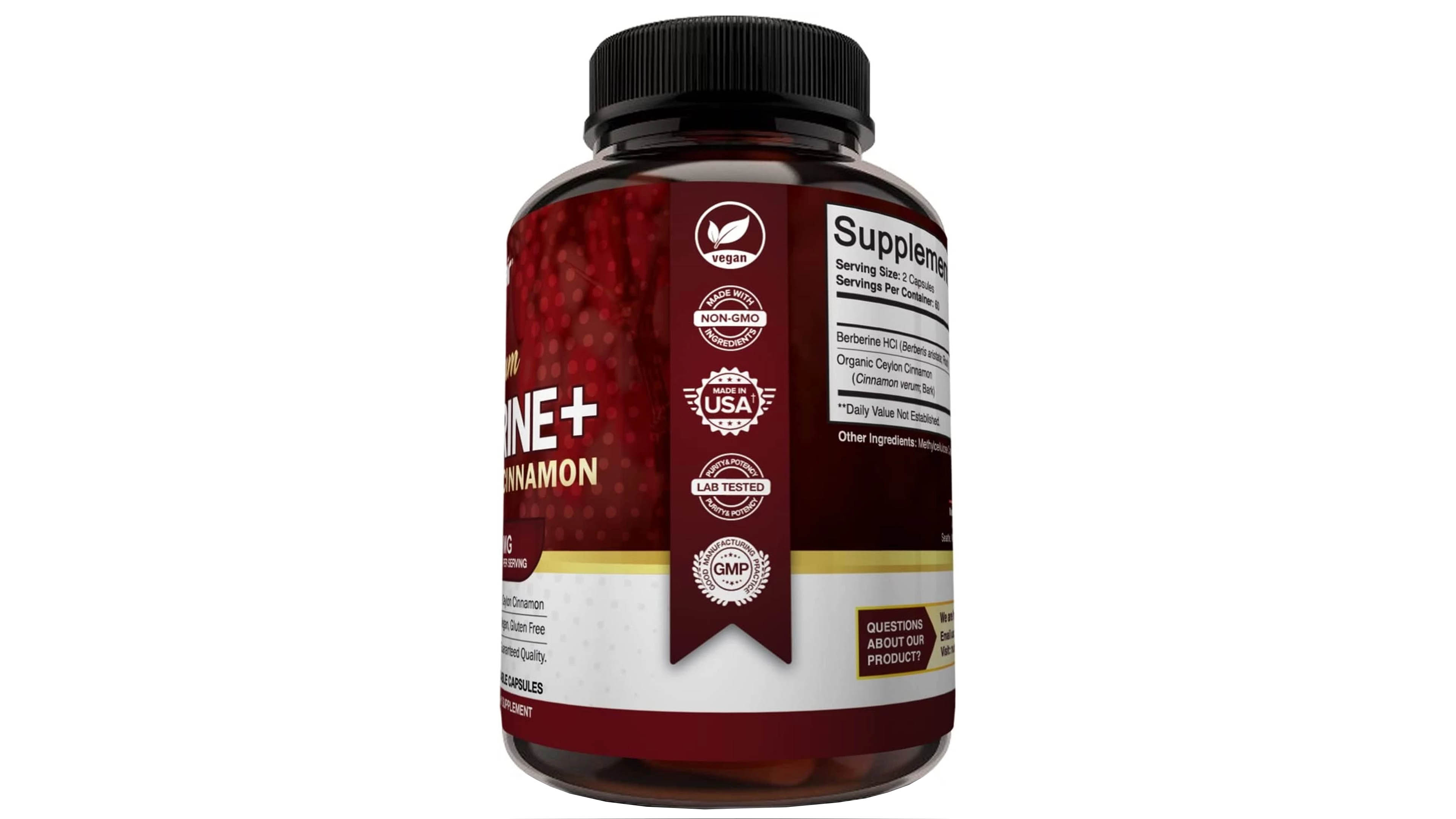 Foto 3 pulgar | Suplemento Barberina NutriFlair 1200 MG con 120 Capsulas Ayuda al Corazón
