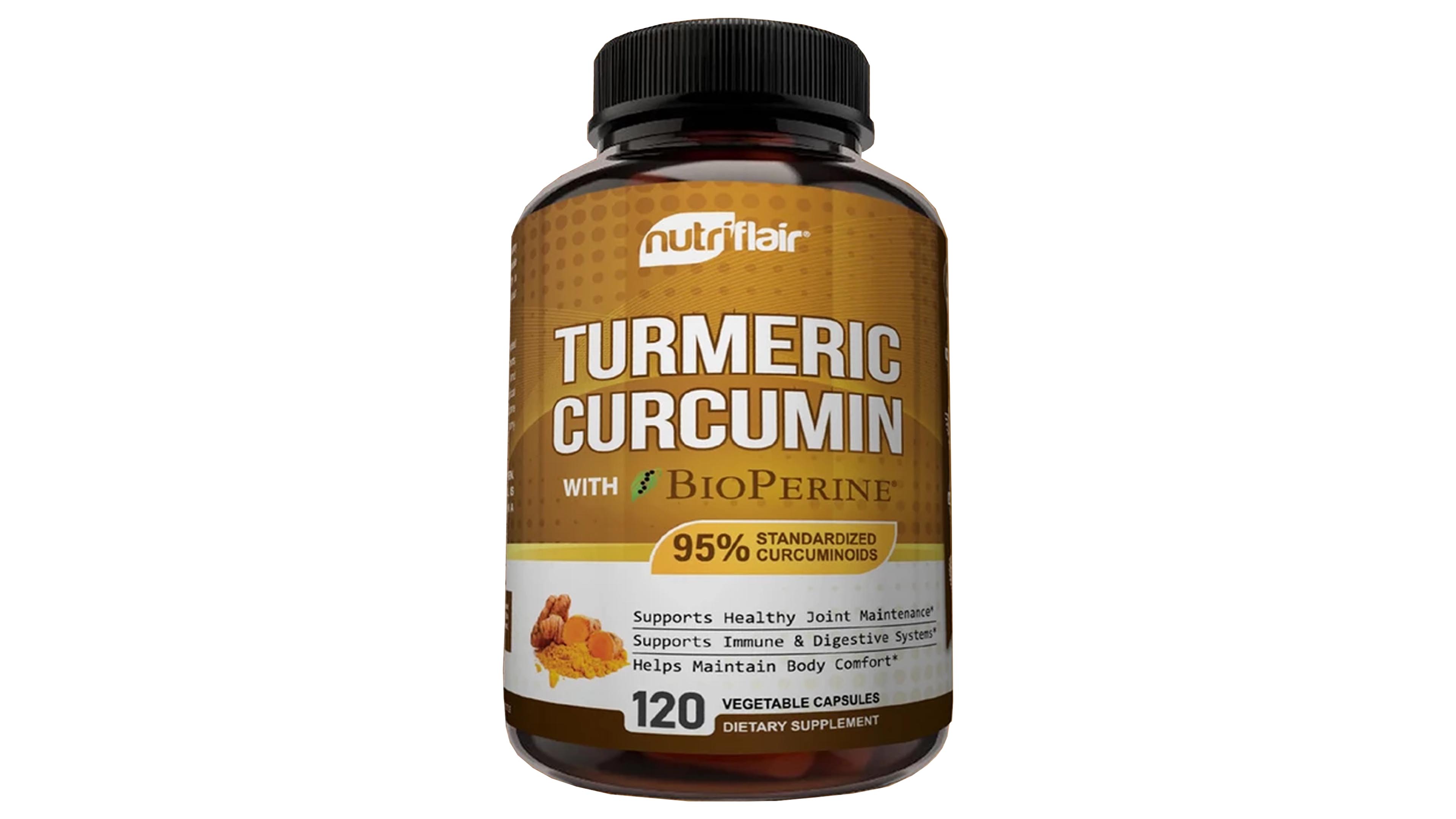 Foto 2 pulgar | Suplemento Alimenticio Nutriflair Curcumina de Cúrcuma con Bioperina 120 Cápsulas