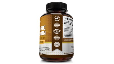 Foto 2 | Suplemento Alimenticio Nutriflair Curcumina de Cúrcuma con Bioperina 120 Cápsulas