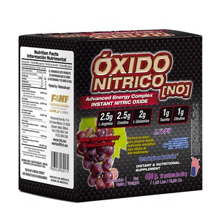 Foto 1 | Óxido Nítrico 12 Sobres De 40gr Food & Nutrition Technologies