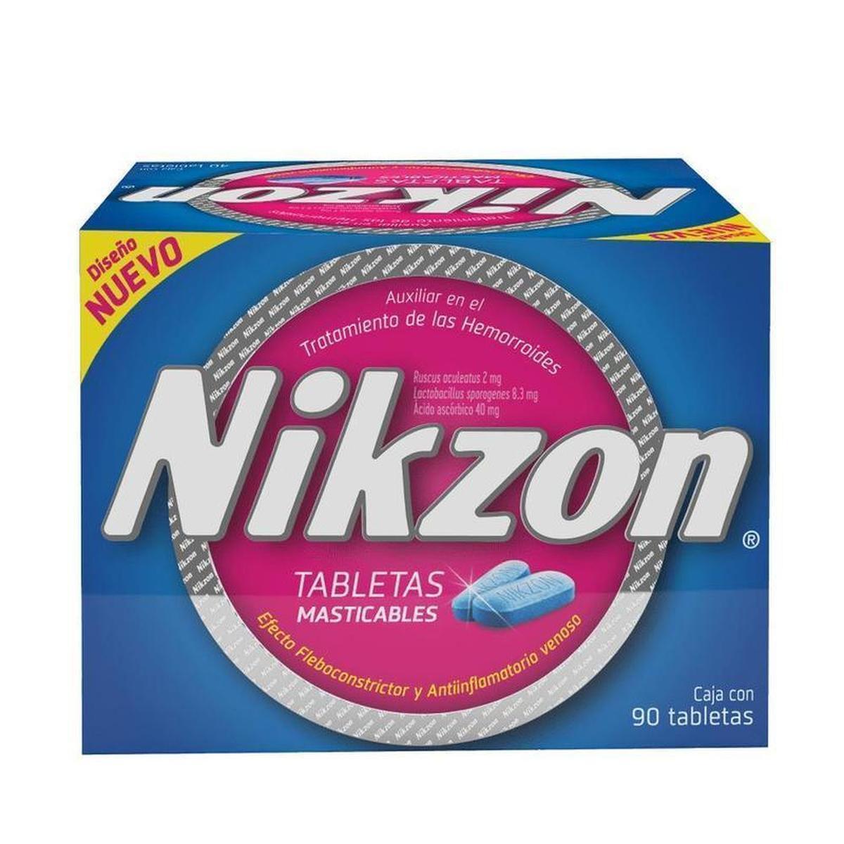 Foto 1 | Tratamiento Hemorroides Nikzon Restauración Flora Intestinal con 90 Tabletas
