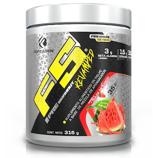 Foto 1 | Pre-entrenamiento Forzagen F5 Revamped 315 G Aminoácidos para Energía y Concentración Sabor a Dulce de Sandia 35 Serv