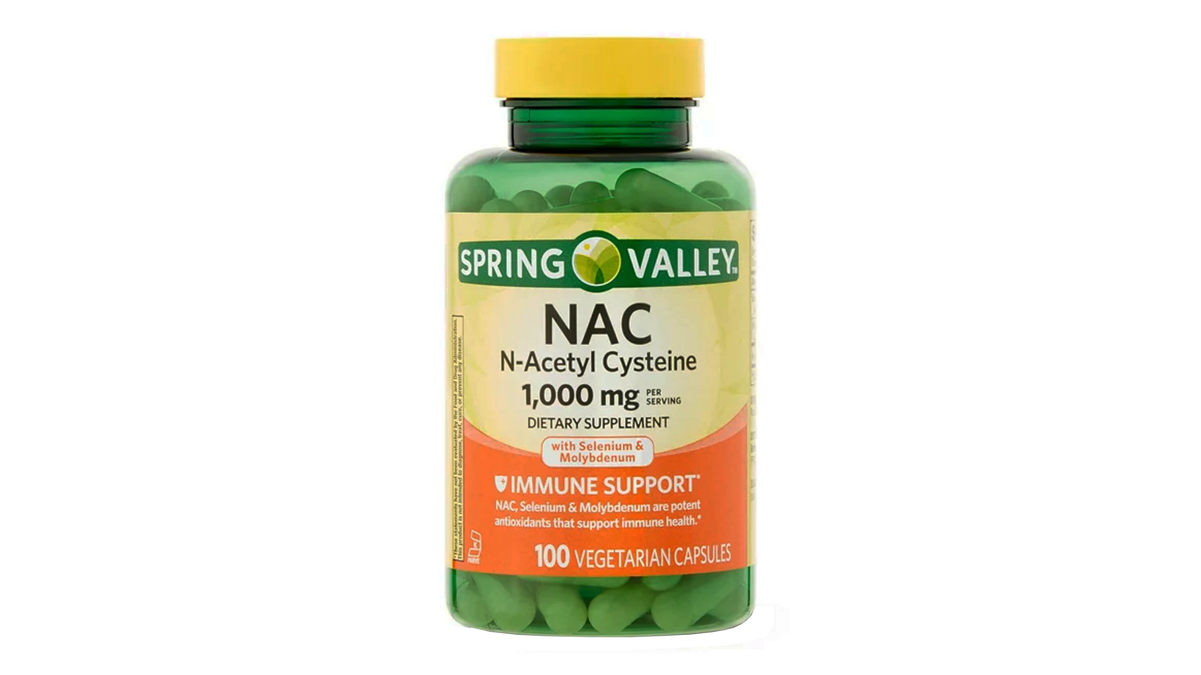 Suplemento Alimenticio Spring Valley Complejo N-Acetilcisteína 100 Cápsulas
