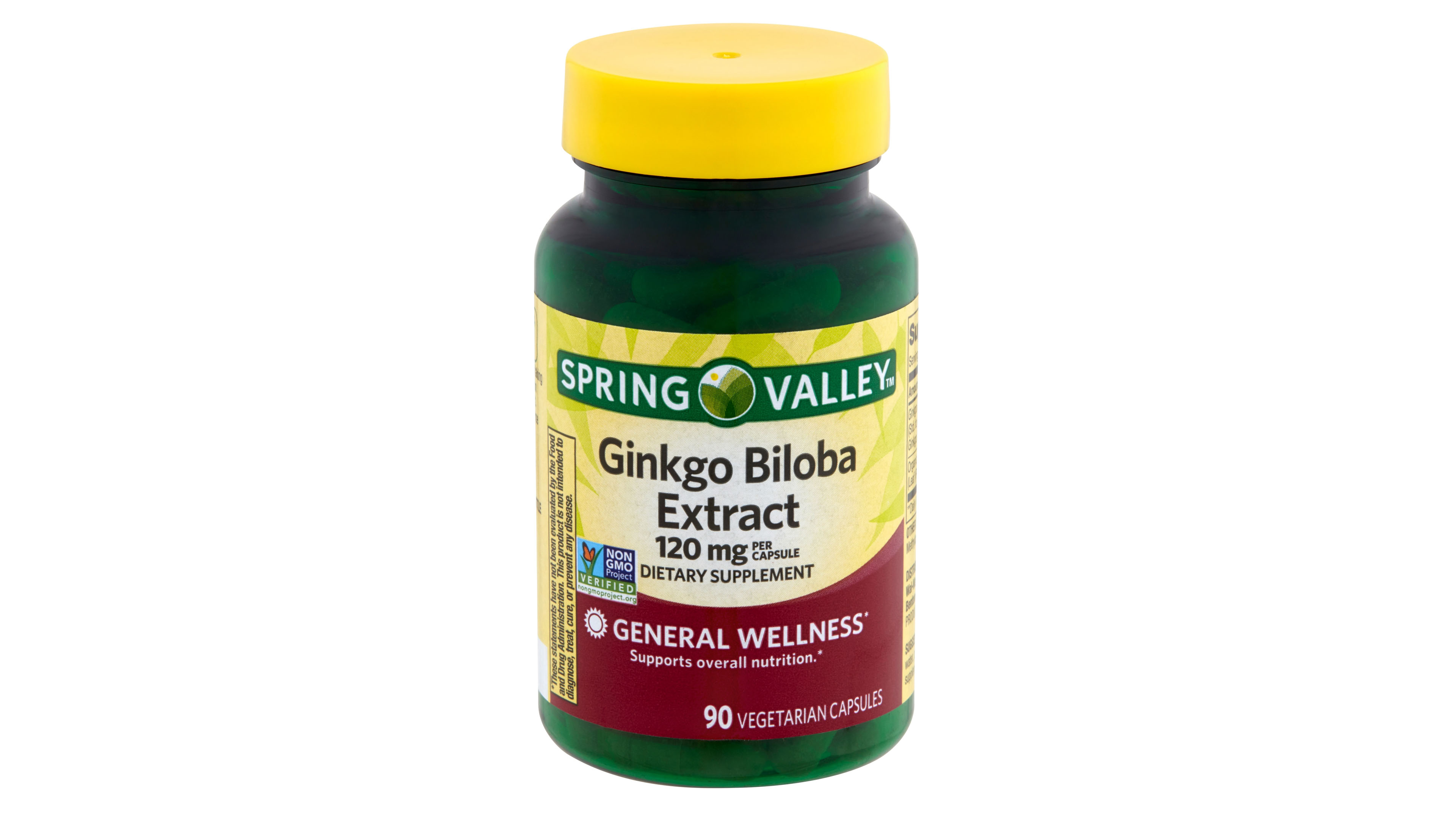 Suplemento Alimenticio Spring Valley Ginkgo Biloba 90 Cápsulas