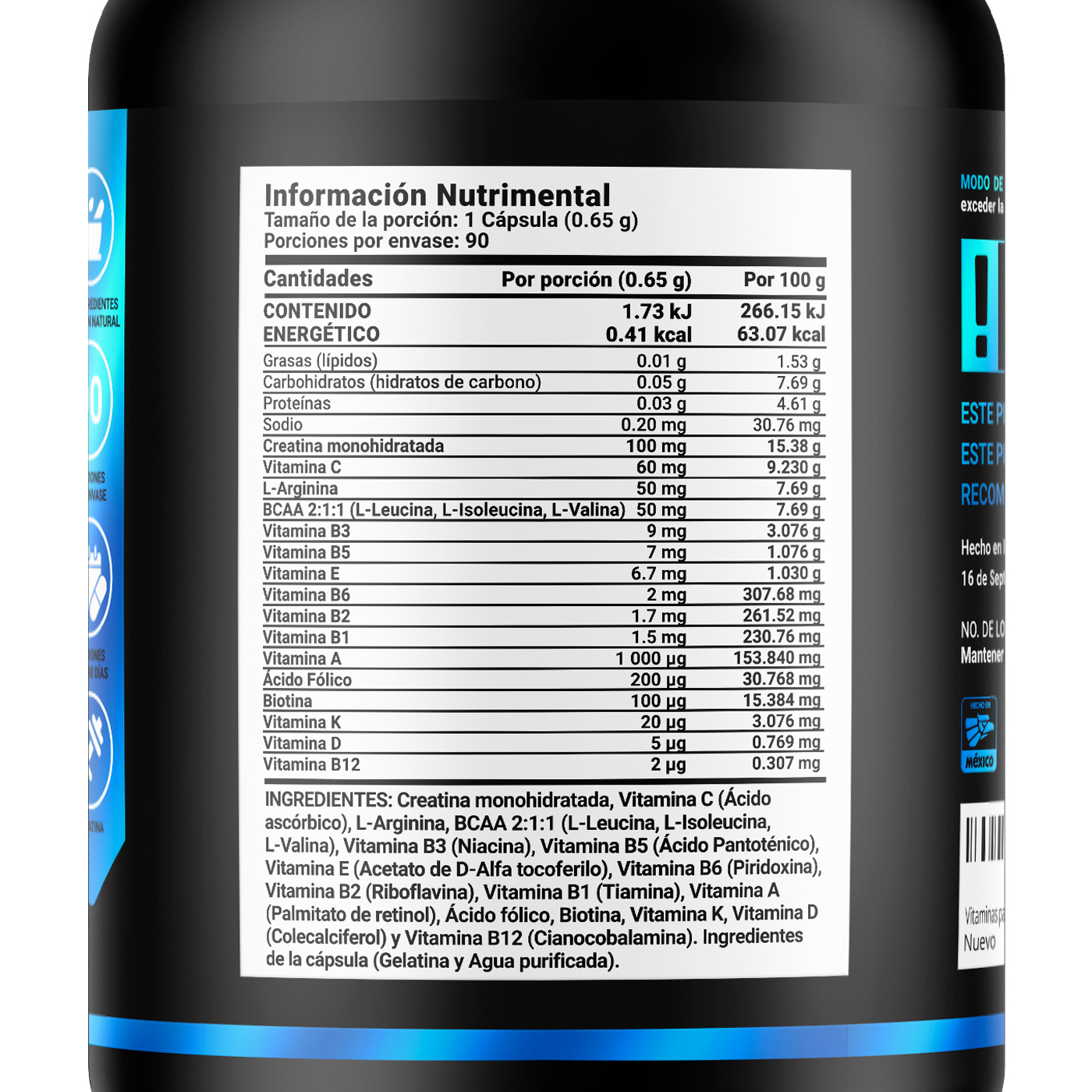 Foto 3 pulgar | Multivitamínico B Life 90 Cápsulas para Hombres