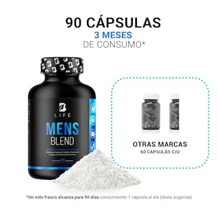 Foto 4 | Multivitamínico B Life 90 Cápsulas para Hombres