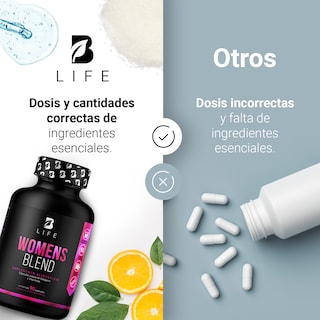 Foto 5 | Multivitamínico B Life 90 Cápsulas para Mujeres