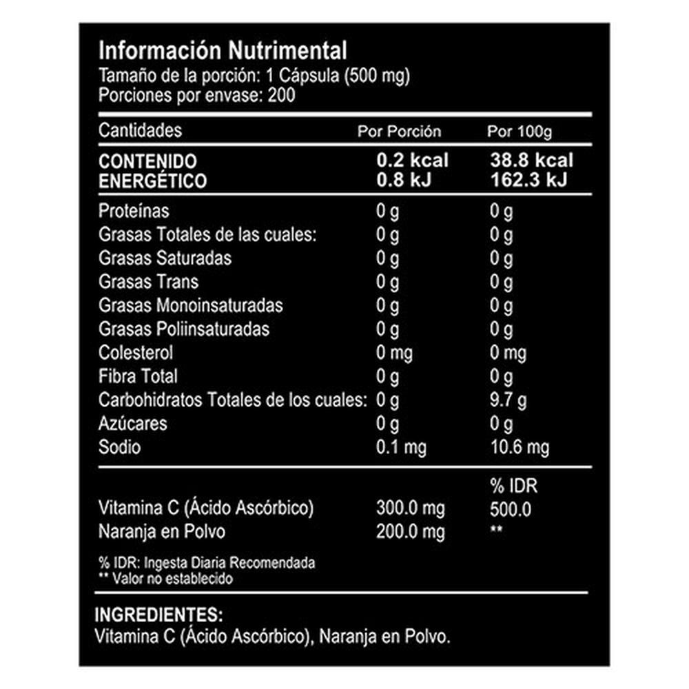 Foto 3 | Suplemento Alimenticio VITALBOTANICS Vitamin C Boost con 200 Capsulas
