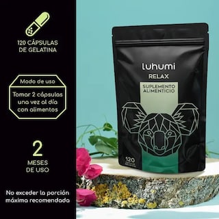 Foto 2 | Suplemento Alimenticio Melatirelax Luhumi 120 Capsulas