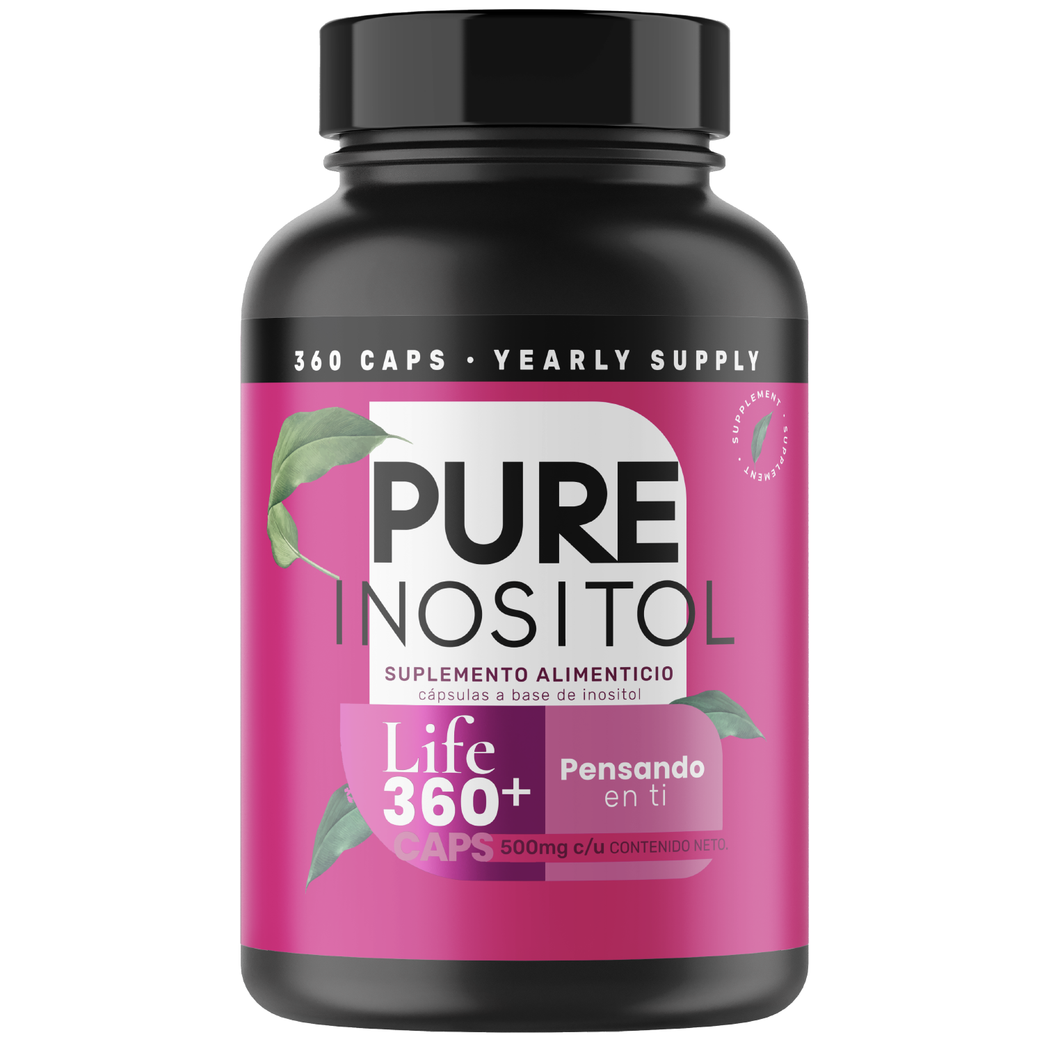 Foto 2 pulgar | Suplemento Alimenticio Life 360+ Pure Inositol 360 Cápsulas