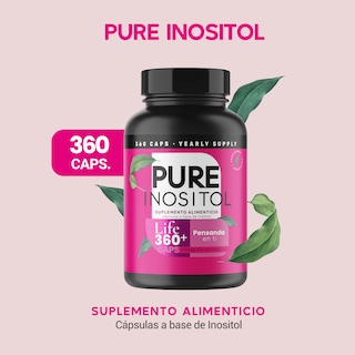 Foto 2 | Suplemento Alimenticio Life 360+ Pure Inositol 360 Cápsulas