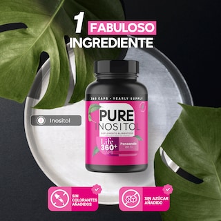Foto 4 | Suplemento Alimenticio Life 360+ Pure Inositol 360 Cápsulas