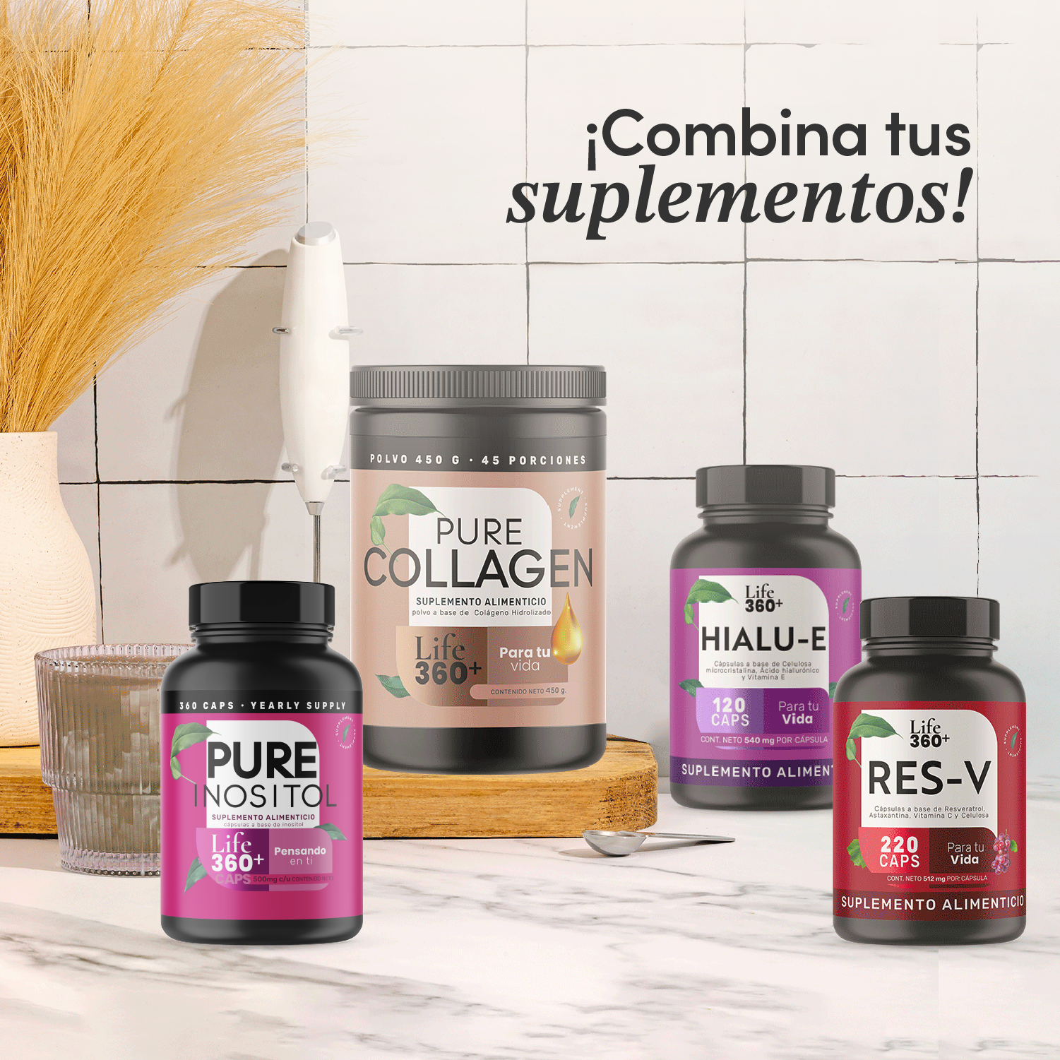 Foto 8 pulgar | Suplemento Alimenticio Life 360+ Pure Inositol 360 Cápsulas