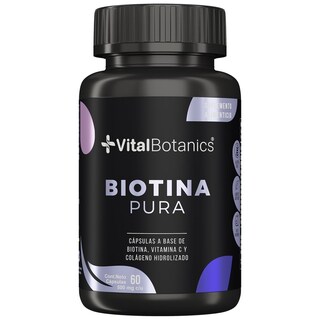 Foto 1 | Biotina Pura Vitalbotanics con 60 Capsulas