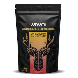 Foto 1 | Jengibre Cúrcuma Suplemento Alimenticio Luhumi 120 Cápsulas