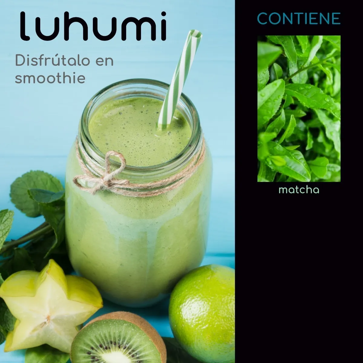 Foto 3 | Matcha Suplemento Alimenticio Luhumi Polvo 1kg