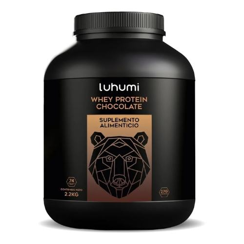 Foto 2 pulgar | Suplemento Whey Protein Luhumi sabor Chocolate 2.2 Kg