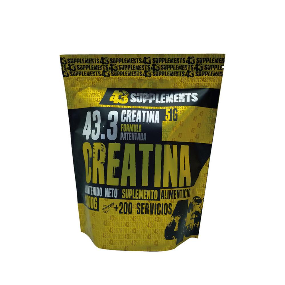 Foto 2 pulgar | Creatina 1kg 43 Supplements 200 Servicios