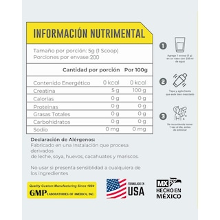 Foto 4 | Creatina 1kg 43 Supplements 200 Servicios