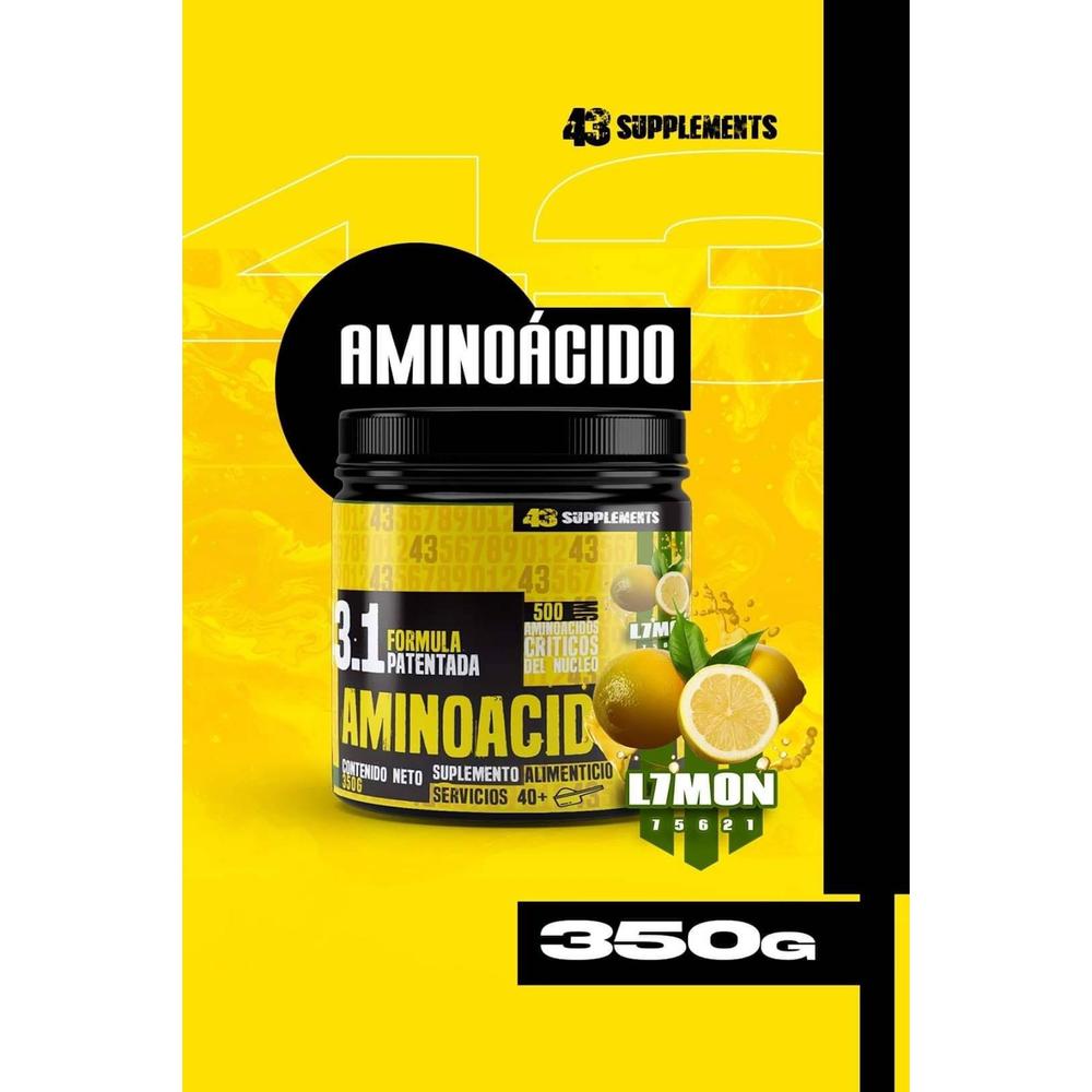 Foto 6 pulgar | Suplemento Alimenticio 43 Supplements Aminoácidos 500 g