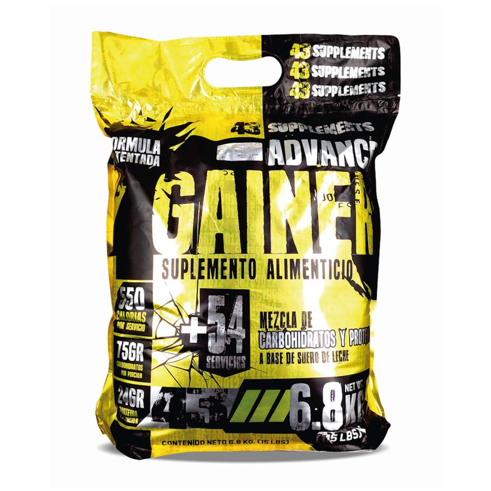 Proteína 43 Supplements Advance Gainer Ganador de Masa 6.8 kg