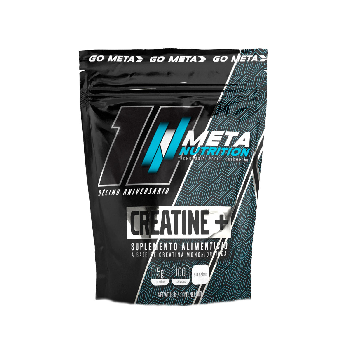 Foto 2 pulgar | Suplemento Alimenticio Creatina Meta Nutrition sin Sabor 500 g