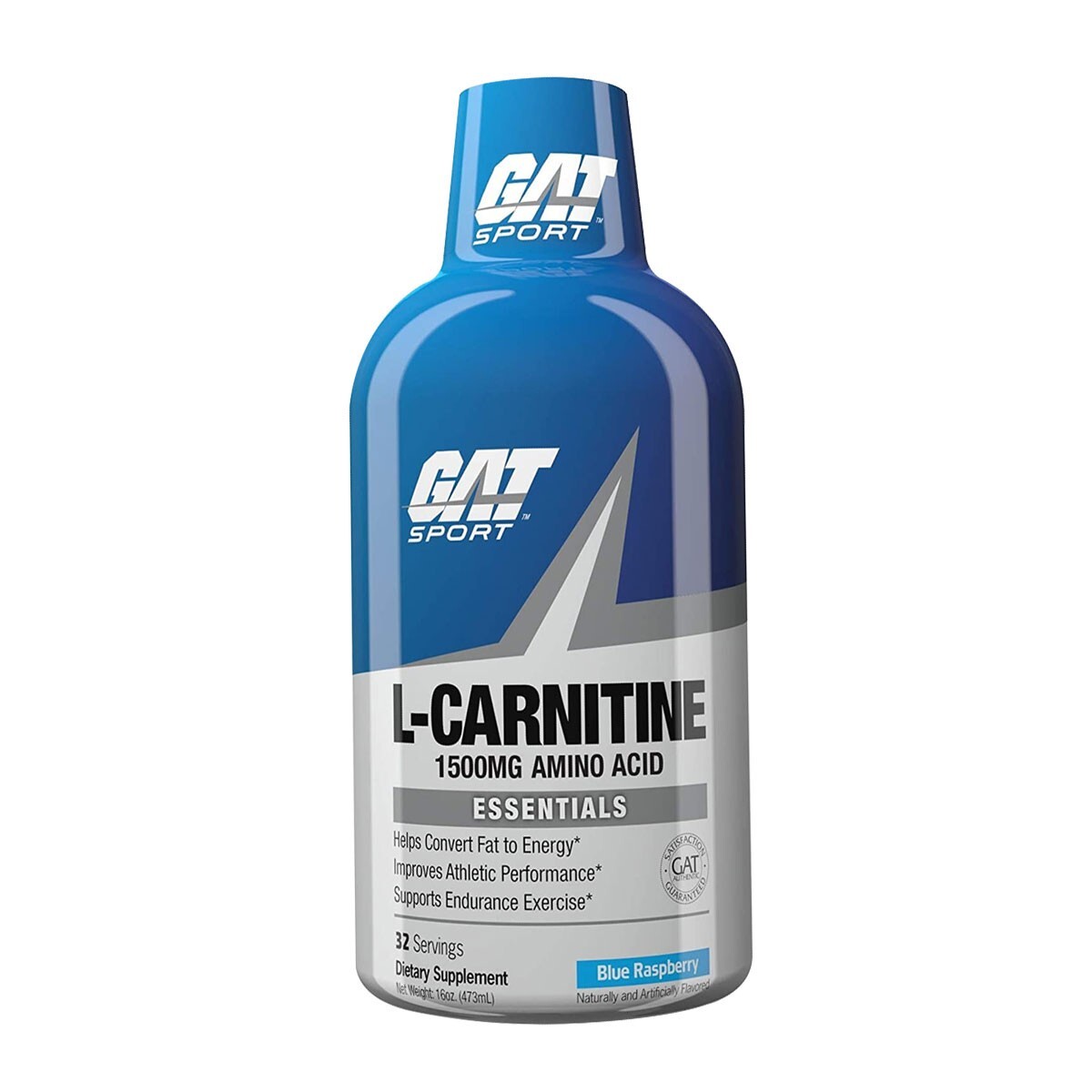Foto 2 pulgar | Suplemento Alimenticio L Carnitine 1500 GAT Sabor Blue Raspberry 400 Gr