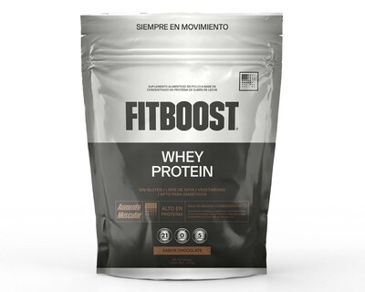 Foto 1 | Suplemento Alimenticio Fitboost Whey Protein Sabor Chocolate 1.5 Kg
