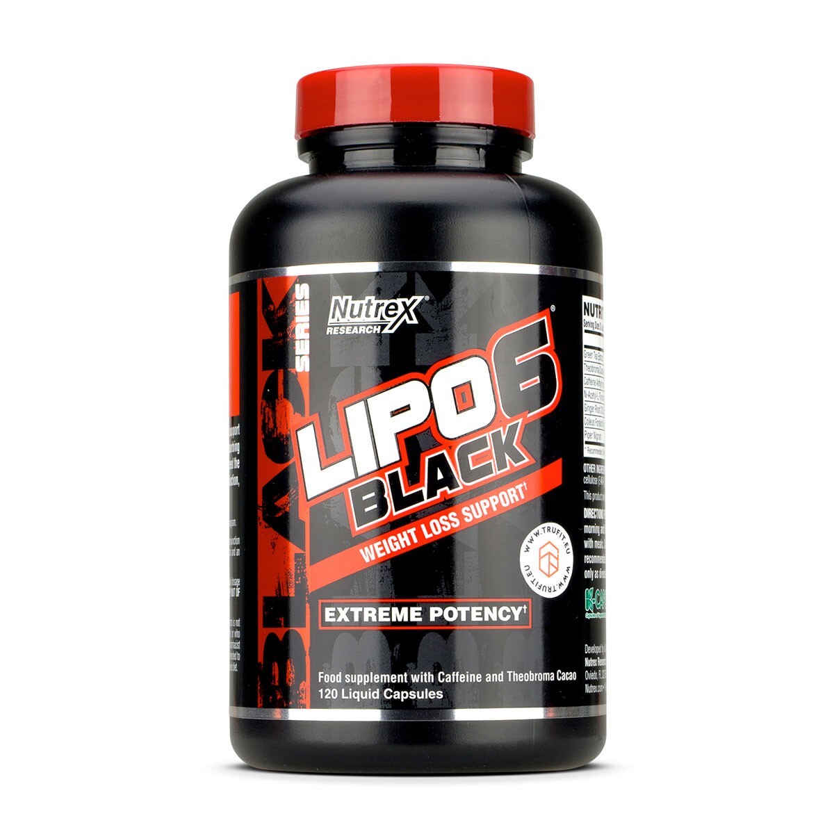 Suplemento Alimenticio Lipo 6 Black Nutrex sin Sabor