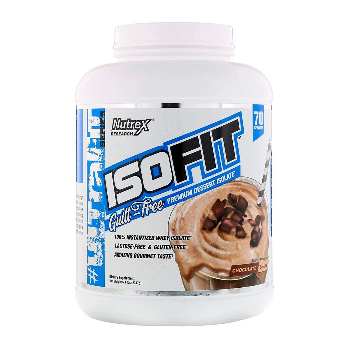 Foto 2 pulgar | Proteína Isolatada Isofit Nutrex Research Sabor Chocolate Shake