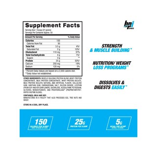 Foto 2 | Proteína Whey HD BPI Sports Sabor Pastel de Fresa