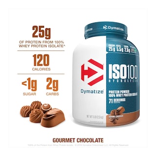 Foto 2 | Proteína Isolatada Iso 100 Dymatize Sabor Chocolate