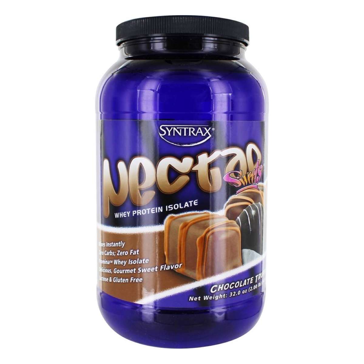 Foto 2 pulgar | Proteína Nectar Whey Isolate Trufa De Chocolate 2lb