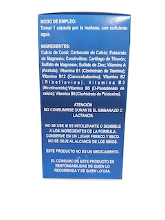 Foto 2 | Suplemento Alimenticio Ultra Advance Coral Calcium 30 Cápsulas