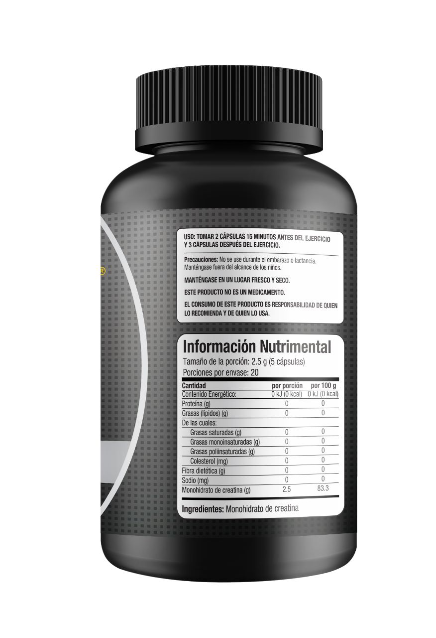 Foto 2 | Suplemento Alimenticio Evolution Monohidrato de Creatina 100 Cápsulas