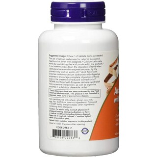 Foto 3 | Suplemento Antiácido Estomacal y Enzimas Digestivas Now 60 Cápsulas