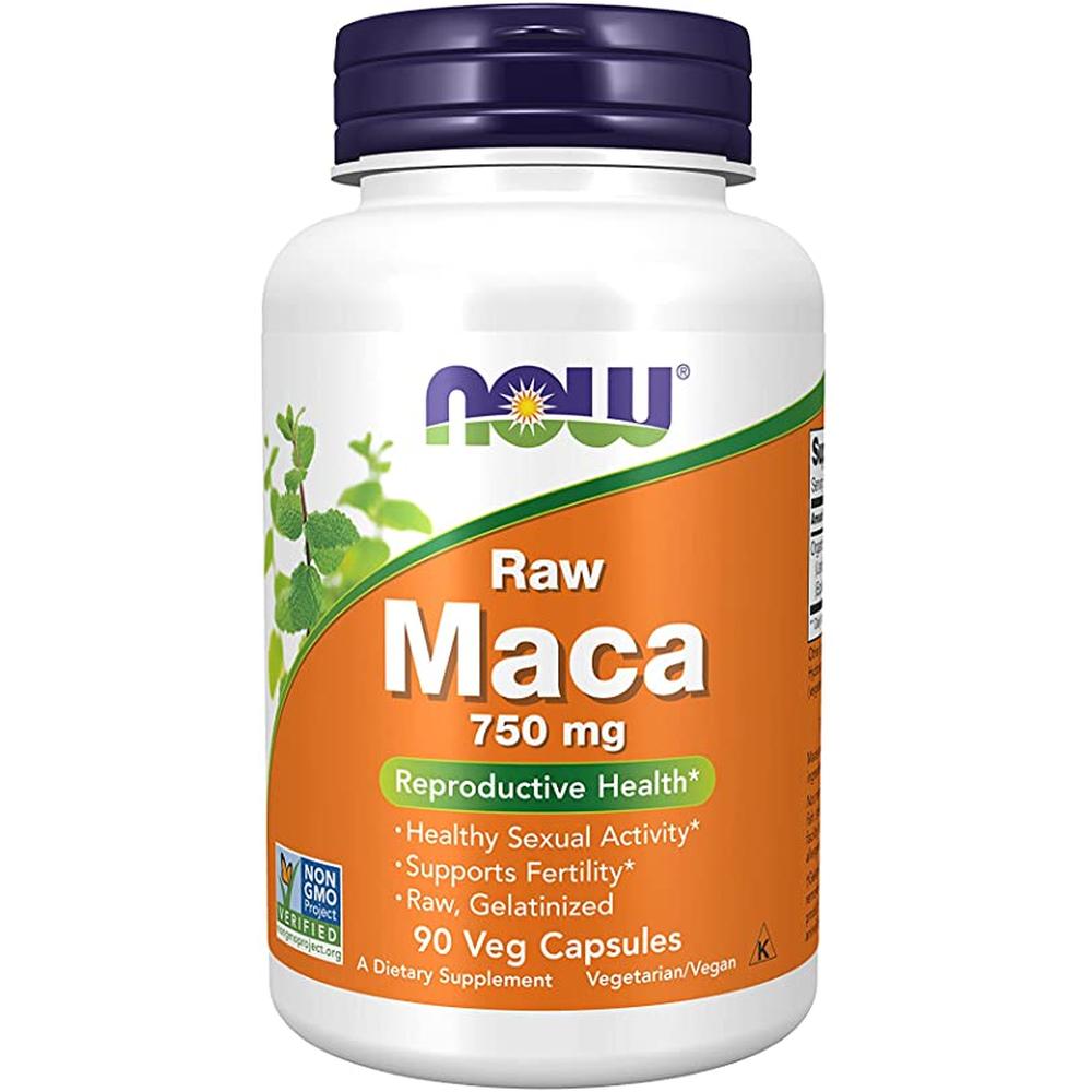 Foto 2 pulgar | Vitaminas Now Maca 750mg 90 Cápsulas