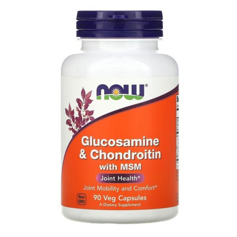 Foto 1 | Vitamina Now Glucosamina Condroitina Msm 90 Cápsulas
