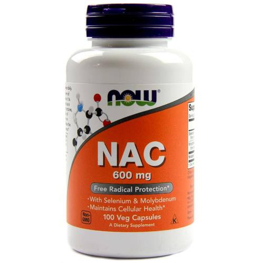 Foto 1 | N Acetilcisteína Now Nac 600 Mg 100 Cápsulas