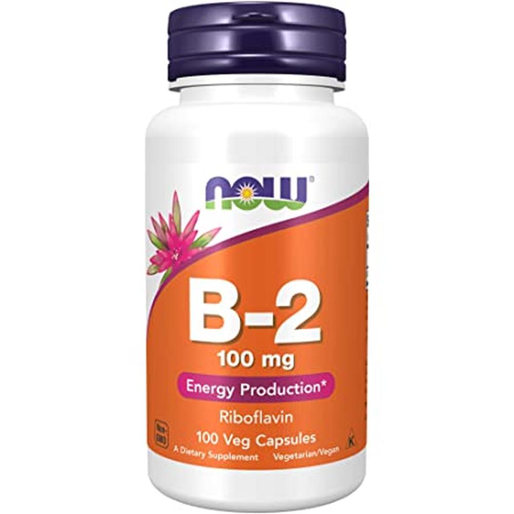Foto 2 pulgar | Vitaminas Now Vitamina B2 100mg 100 Cápsulas