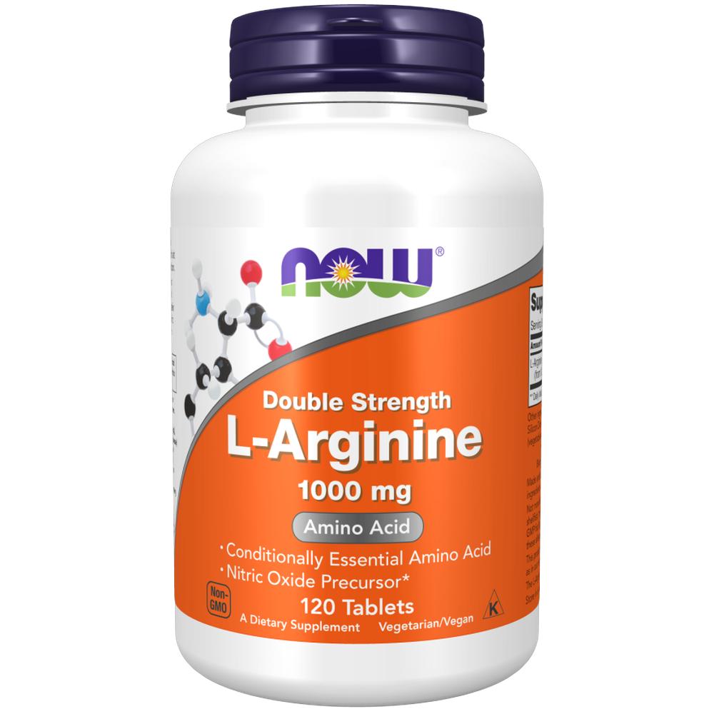 Foto 2 pulgar | Pre Entrenamiento Now L-arginina 1000mg 120 Tabletas